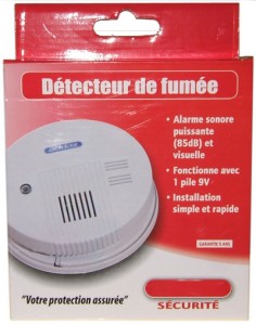 Detecteur de fum&eacute;e