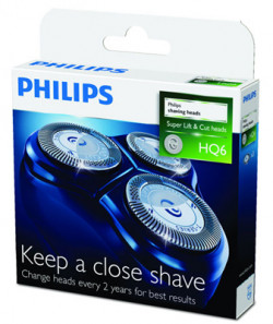 3 TETES RASOIR PHILIPS QUADRA ACTION HQ6/50