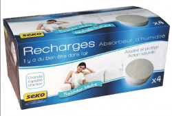 4 RECHARGES GALETS 500g POUR ABSORBEURS 7052