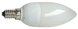 AMPOULE FLUOCOMPACTE E14 - 7W  FLAMME