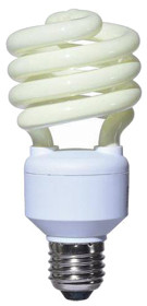 AMPOULE FLUOCOMPACTE E27 - 15 W  SPIRALE                 d.45 x 95