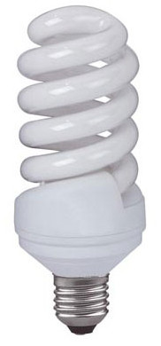 AMPOULE FLUOCOMPACTE E27 - 20 W  SPIRALE            d.55 x 100