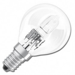BLISTER 2 AMPOULES ECO HALOGENE E14  28W  = 40W            45x70m/m