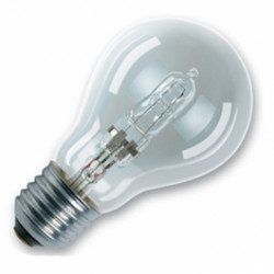 BLISTER 2 AMPOULES ECO HALOGENE E27 - 70W  =100W                      60x110m/m