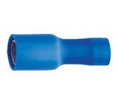 BOITE 100 COSSES CYLINDRIQUE FEMELLE BLEUE 4m/m