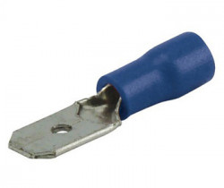 BOITE 100 COSSES ISOLEE BLEUE 6.3