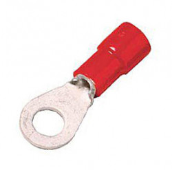 BOITE 100 COSSES OEILLET ISOLEE ROUGE 4,2 m/m