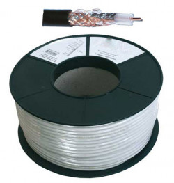 CABLE COAXIAL 17VAtC  6,8 / 7m/m  BLINDE TV/SAT. 100 M  75 Ohms