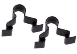 CLIPS DE VITRE (x2) PORTE DE FOUR BRANDT - DE DIETRICH - SAUTER