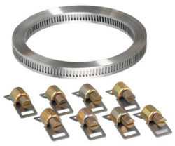COLLIERS DE SERRAGE 3 M + 8 TETES   Diam. 90 a 127 m/m
