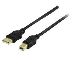 CORDON IMPRIMANTE USB 2.0  A/B  1,80 Metre