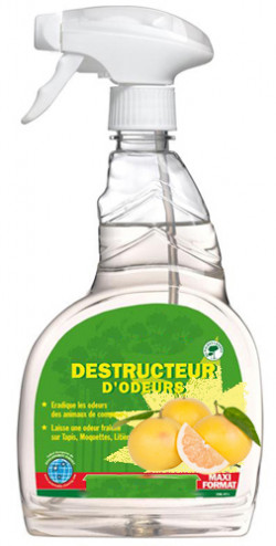 DESTRUCTEUR D'ODEURS ANTI-BACTERIEN VAPO. 500ml  LAVANDE