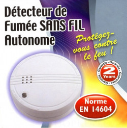 DETECTEUR DE FUMEE AUTONOME DAAF EN14604