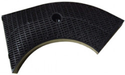 FILTRE HOTTE CHARBON Type10  265x150x42  HOTTE WHIRLPOOL