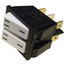INTERRUPTEUR DOUBLE 22x26 10A  6 COSSES