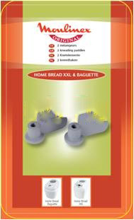 JEU 2 PALES MACHINE A PAIN BREAD MAKER XXL MOULINEX   XA900110   = 440029
