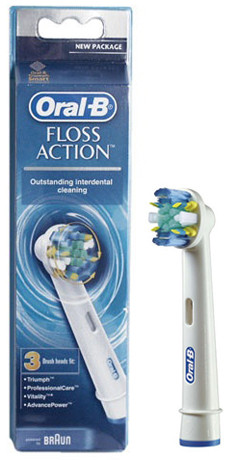 JEU 3 BROSSES ORAL-B FLOSS ACTION EB25-3  BRAUN  64708719