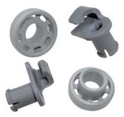 JEU DE 2 ROULETTES 24m/m  LAVE-VAISSELLE BOSCH SIEMENS 066321