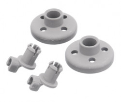JEU DE 2 ROULETTES 33m/m PANIER LAVE-VAISSELLE BOSCH SIEMENS 00066320