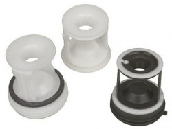 KIT BOUCHONS FILTRE DE POMPE LAVE LINGE INDESIT C00045027