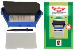 KIT FILTRE HEPA + FILTRE ENTREE MOULINEX COMPACTEO CYCLONIC MT001001