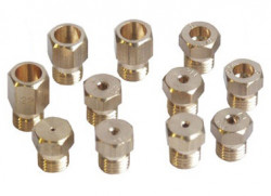 KIT INJECTEURS GAZ NATUREL G20/G25 GAZINIERE INDESIT