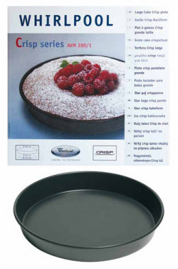MOULE A GATEAU Diam.28  h.4,5  MICRO-ONDES CRISP WHIRLPOOL AVM280/1