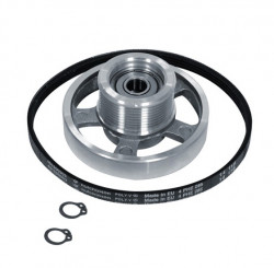 POULIE MOTEUR + COURROIE SECHE-LINGE BEKO DCU7330 - DPU8340