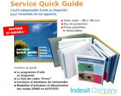 QUICK GUIDE SERVICE DIAGNOSTIC  INDESIT