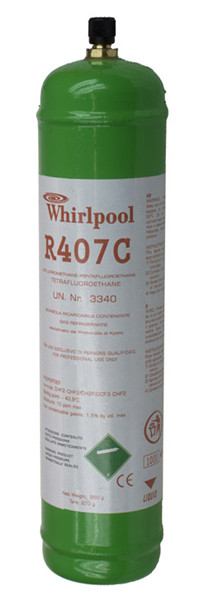 RECHARGE GAZ REFRIGERANT R407c  1 Kg -  900 ml  CLIM.       1/4                      R77