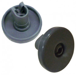ROULETTE GRISE PANIER INFERIEUR LAVE-VAISSELLE ELECTROLUX 50286964007  = 21.004