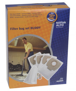 SACS POLYESTER x 4 + FILTRE A EAU NILFISK BUDDY 302002403