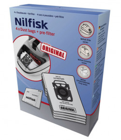 SACS ULTRA+ FILTRATION ASPIRATEUR NILFISK ELITE - EXTREME - KING  X4