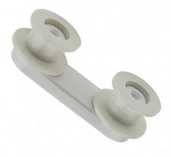 SUPPORT ET ROULETTES DE PANIER LAVE-VAISSELLE ELECTROLUX  50226819006