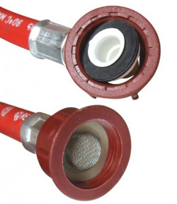 TUYAU ALIMENTATION  Droit/Coude 2 METRES  EAU CHAUDE 60 bar