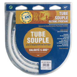 TUYAU GAZ BUTANE / PROPANE 1.50m 5 ans