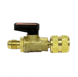 VANNE REMPLISSAGE M. 1/4  F. 5/16  POUR FREON R410