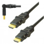 CORDON HDMI MALE / MALE 2 Metres GOLD