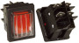 INTERRUPTEUR LUMINEUX 16A 4 Cosses