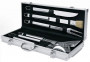 KIT 5 USTENSILES BBQ INOX  MALETTE LUXE