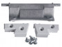 KIT CHARNIERE DE HUBLOT SECHE-LINGE WHIRLPOOL 481941719341 - BOSCH 173385
