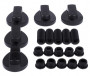 MANETTES UNIVERSELLES Diam.38 NOIRES x5