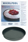 MOULE A GATEAU Diam.28  h.4,5  MICRO-ONDES CRISP WHIRLPOOL AVM280/1