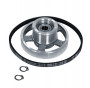 POULIE MOTEUR + COURROIE SECHE-LINGE BEKO DCU7330 - DPU8340