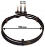 RESISTANCE CHALEUR TOURNANTE 2500W FOUR FAURE A.MARTIN
