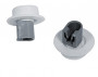 ROULETTE +SUPPORT PANIER INFERIEUR LAVE-VAISSELLE ELECTROLUX  50269924002