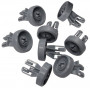 ROULETTES PANIER INFERIEUR  Jeu de 8 LAVE VAISSELLE WHIRLPOOL 481252888069