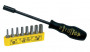 TOURNEVIS TORX PERCES 8 EMBOUTS T8 &agrave; T40