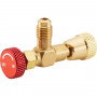 VANNE REMPLISSAGE Fem. 1/2 ACME gauche / Male 1/4  POUR RECHARGE R32
